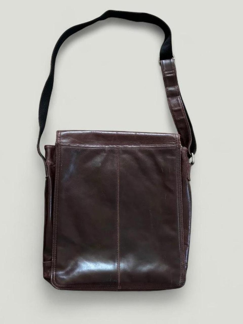 Brown Leather Laptop Satchel